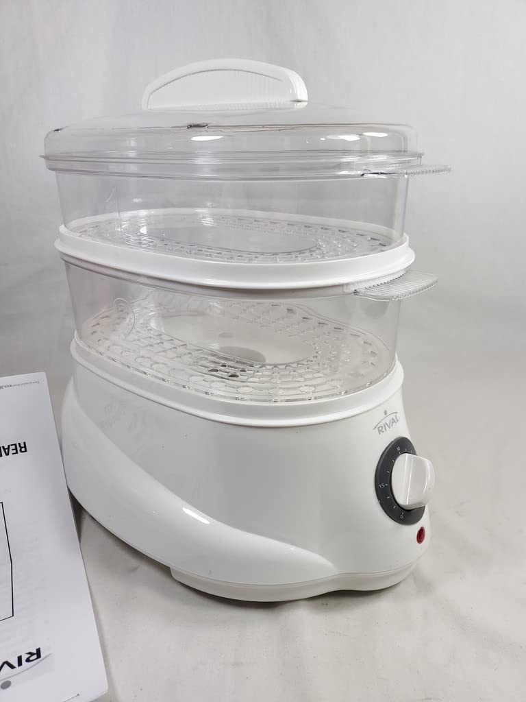 Amazon.com: Rival Auto-Timer Electric 2-Tier Instant Food Steamer